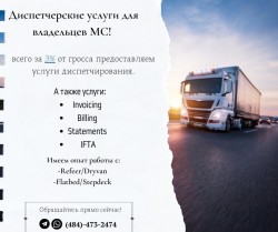 Диспетчерские услуги для владельцев МС