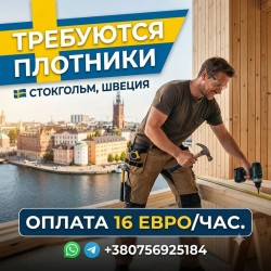 требуются Опытные Плотники
